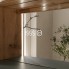 Шкаф зеркальный Глеам 80.2Д/Gleam 80.2D, зеленый камень/дуб вотан (EQUIL)