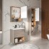 Пенал подвесной Глеам/Gleam 36 с корзиной, амарок/дуб вотан (EQUIL)